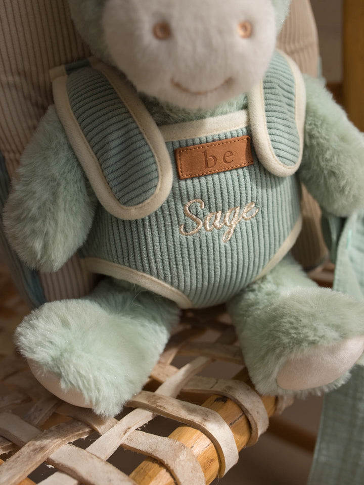 Sage the Horse personalised plush backpack for kids, close up of the horse face and mane - Before & Ever Kids