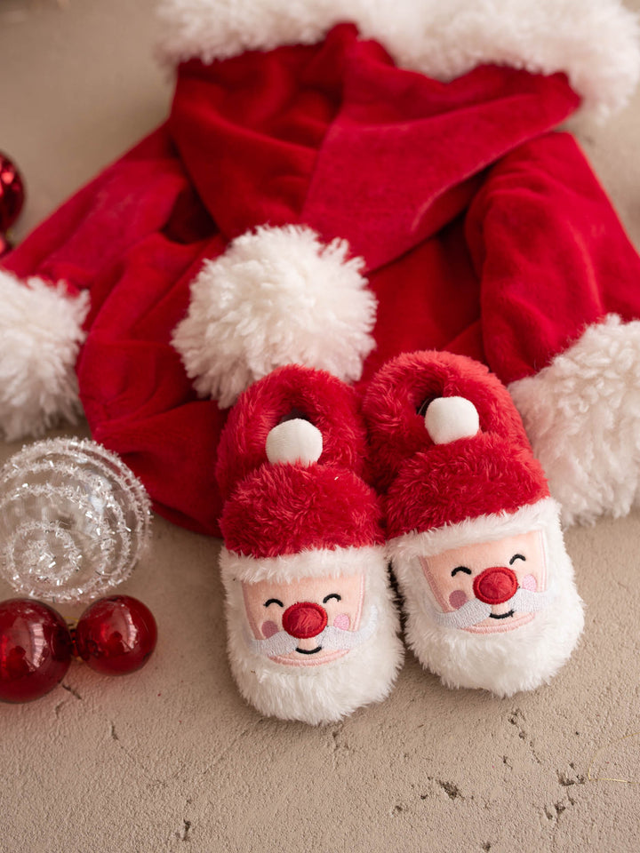 Santa Baby Slippers with the Santa Baby Romper hood - Before & Ever Kids