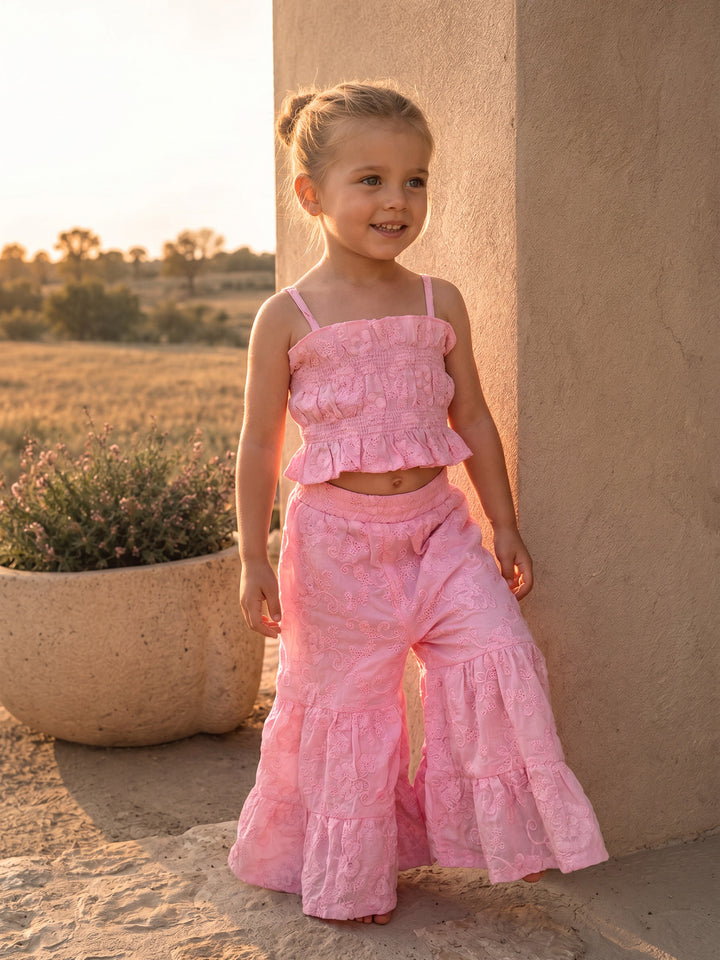 Chasing Pink Skies Top & Pants Set