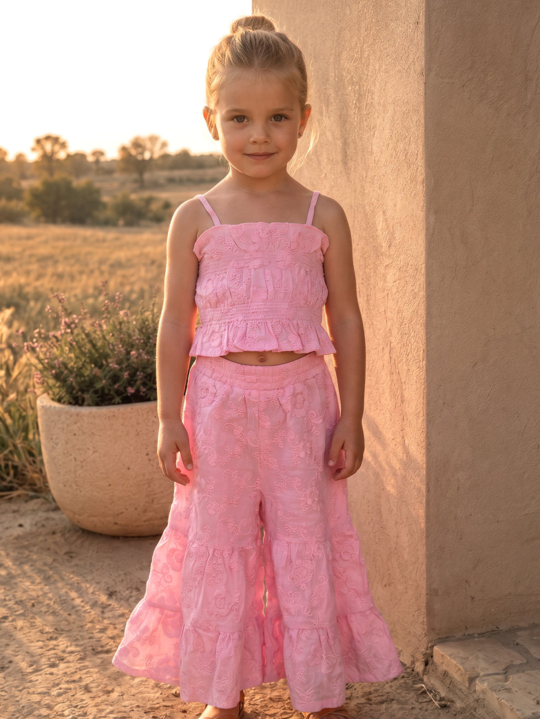 Chasing Pink Skies Top & Pants Set