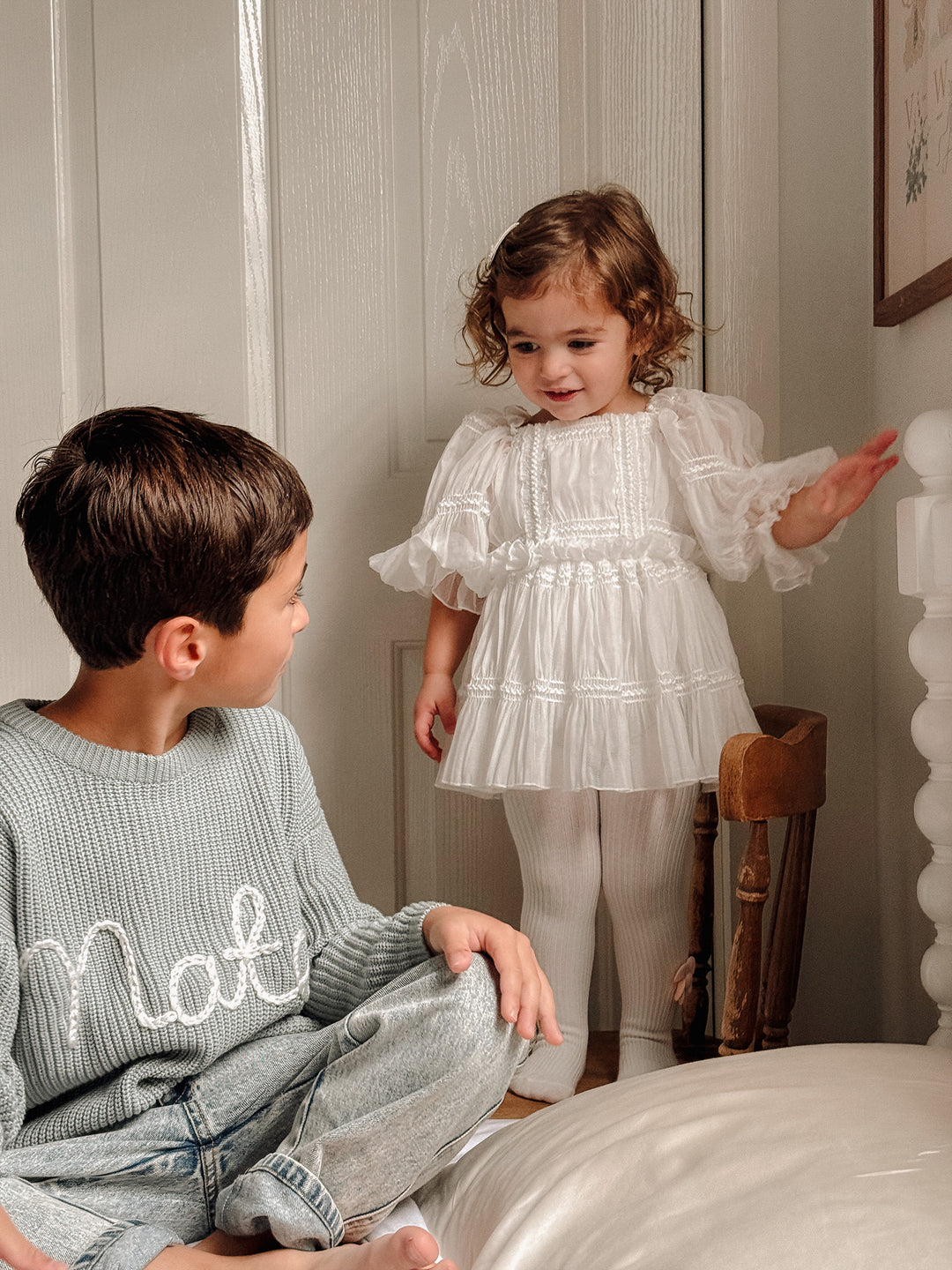Love n Joy Romper - Ivory