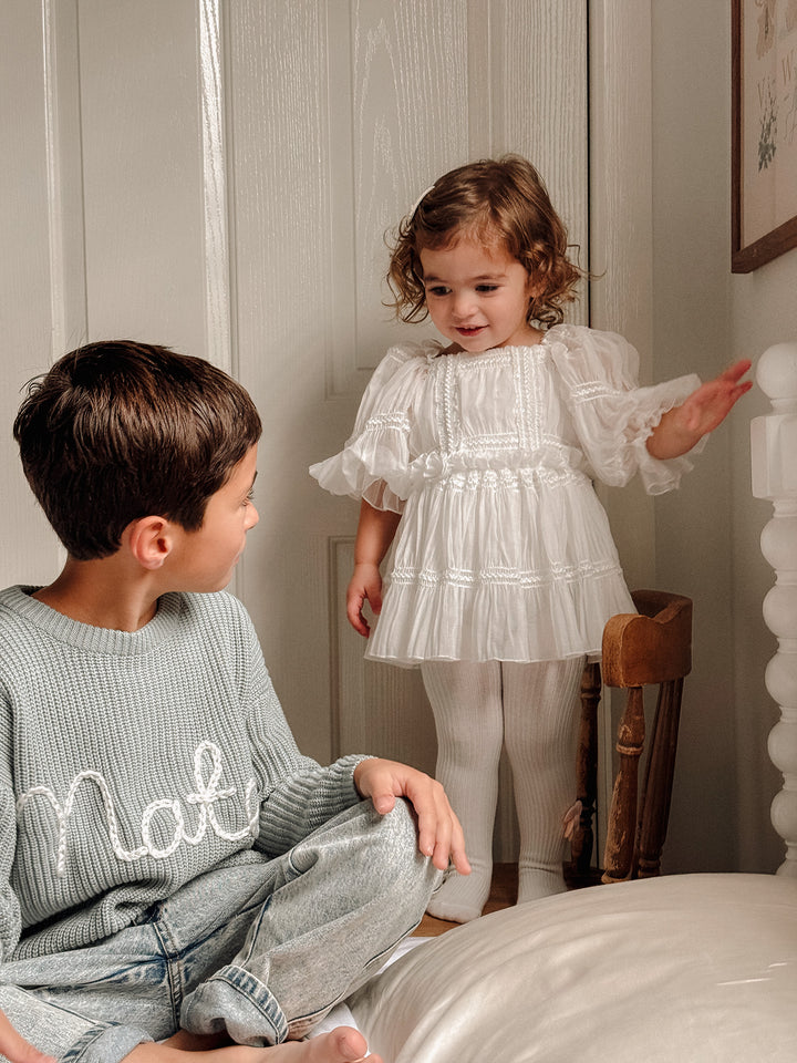 Love n Joy Romper - Ivory
