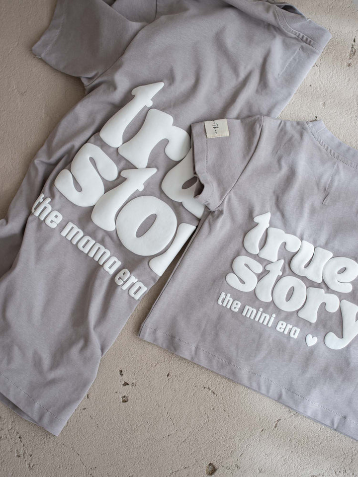 True Story Tee - Grey