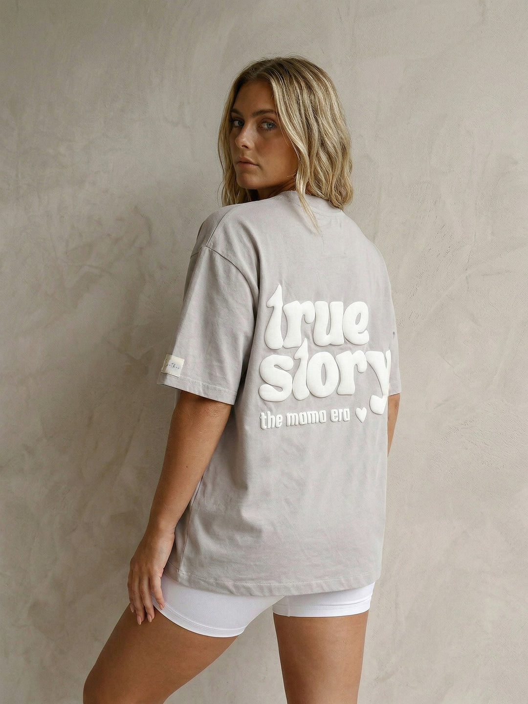 True Story Tee For Mama - Grey