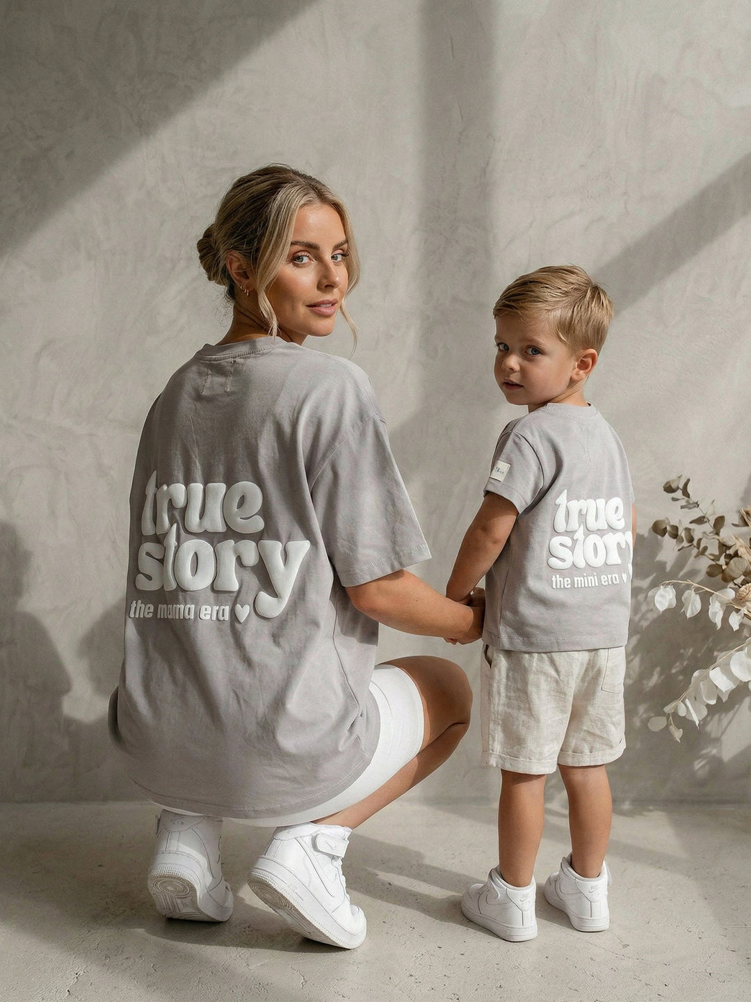 True Story Tee For Mama - Grey