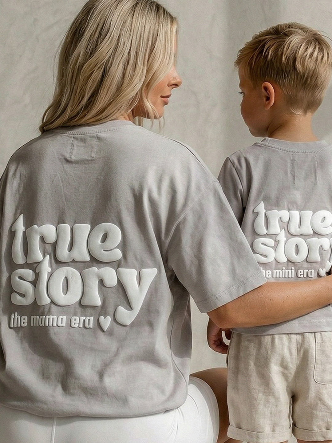 True Story Tee For Mama - Grey