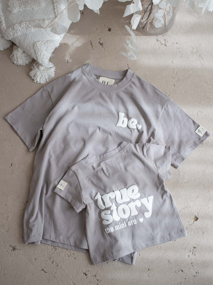 True Story Tee For Mama - Grey