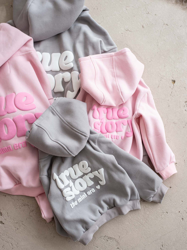 True Story Hoodie - Grey