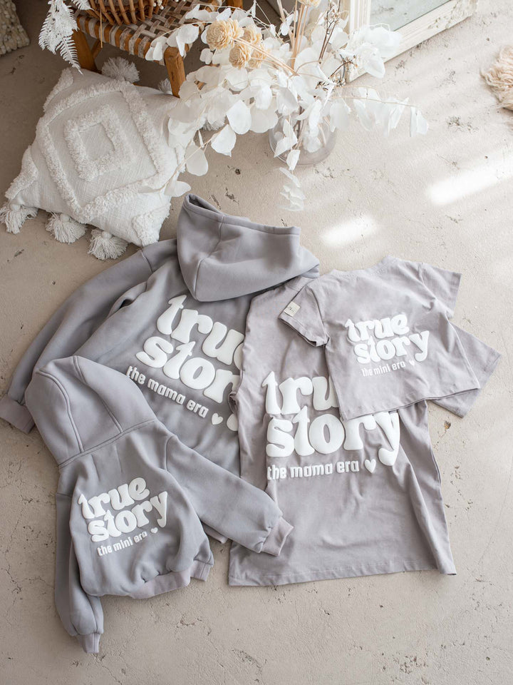 True Story Tee For Mama - Grey