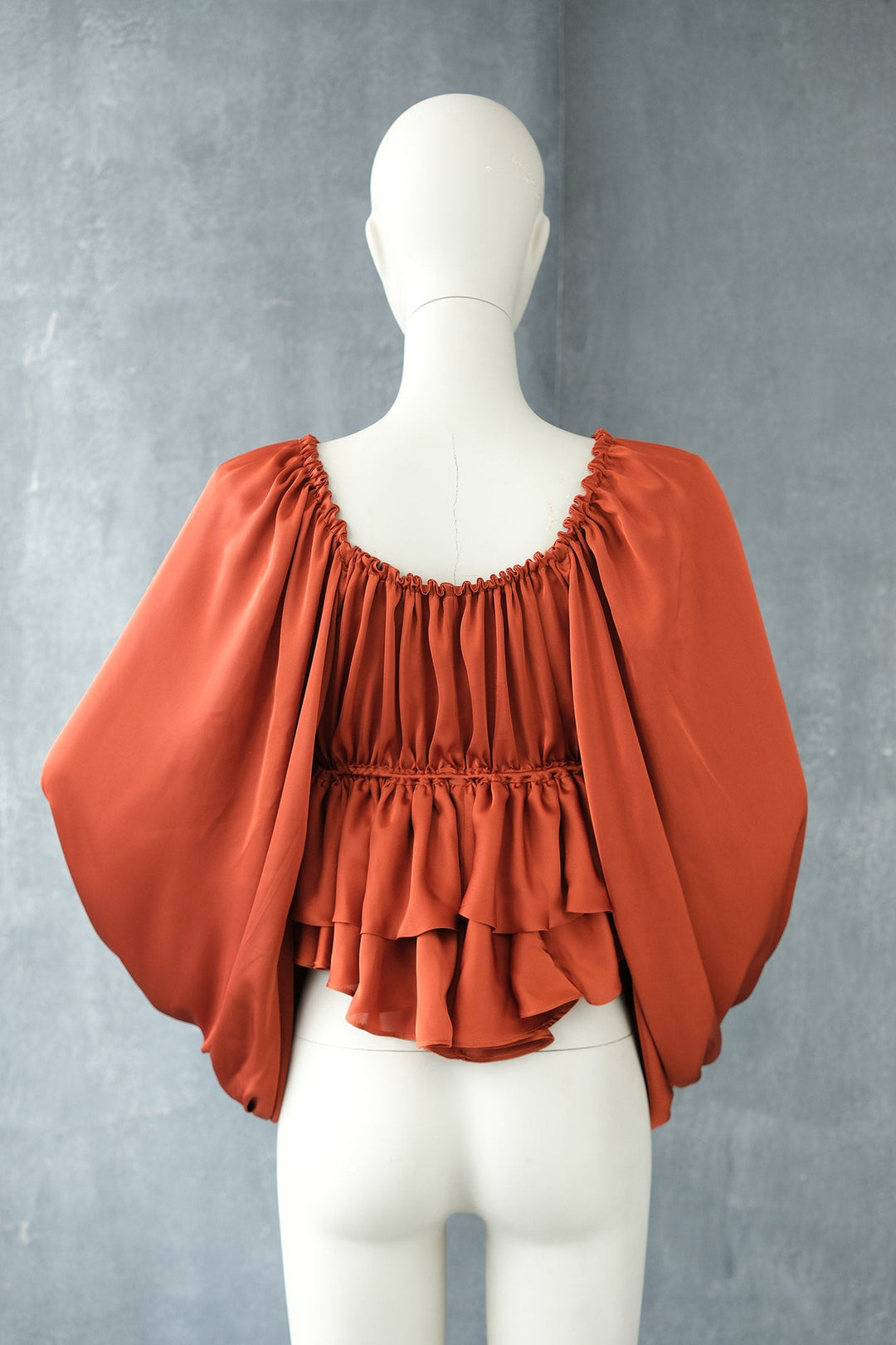 Serene Sunrise Blouse - Add on for Satin Chiffon Fabric Set